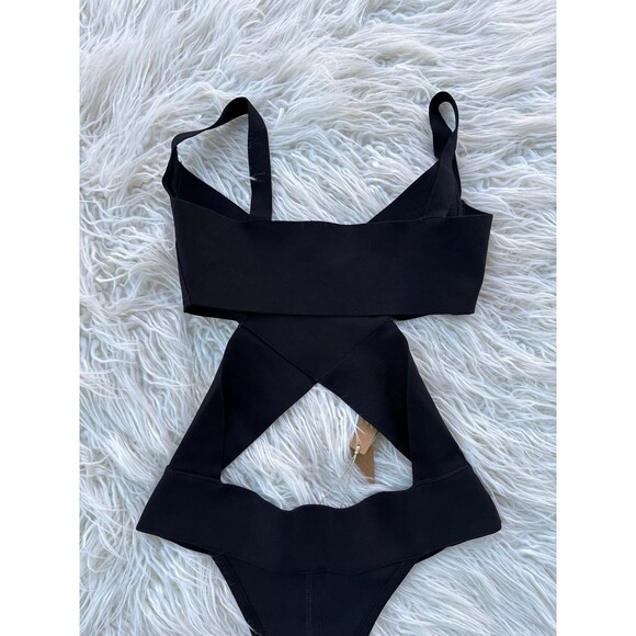 Skims Knit Swim Monokini Onyx Size Medium - Picture 9 of 12